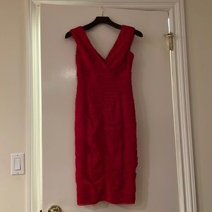Gorgeous Tadashi classic Red dress worn only once !